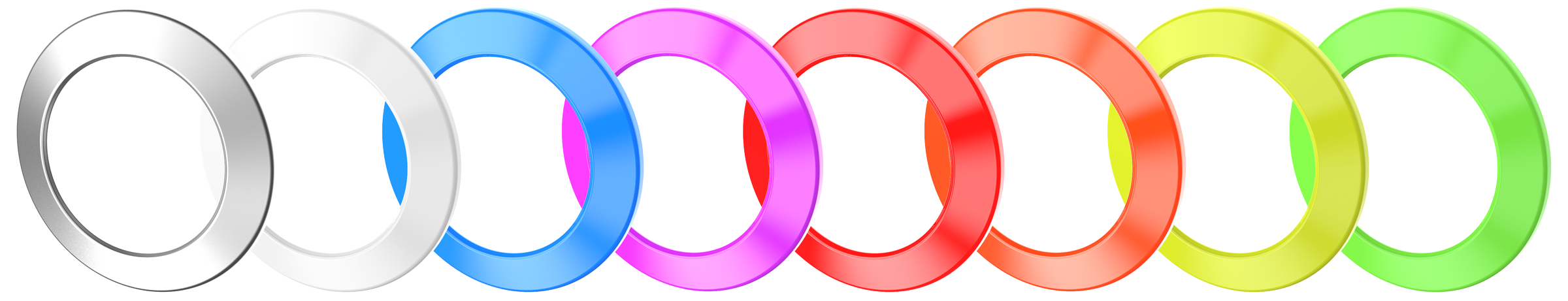 Bumpers with different color options
